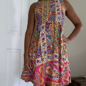 Colorful A-line Summer dress